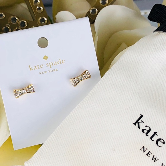 Kate Spade Ready Set Bow Rhinestone Earrings - Picture 4 of 5